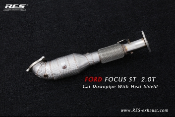 Fawkes ST-Cat Downpipe With Heat Shield 